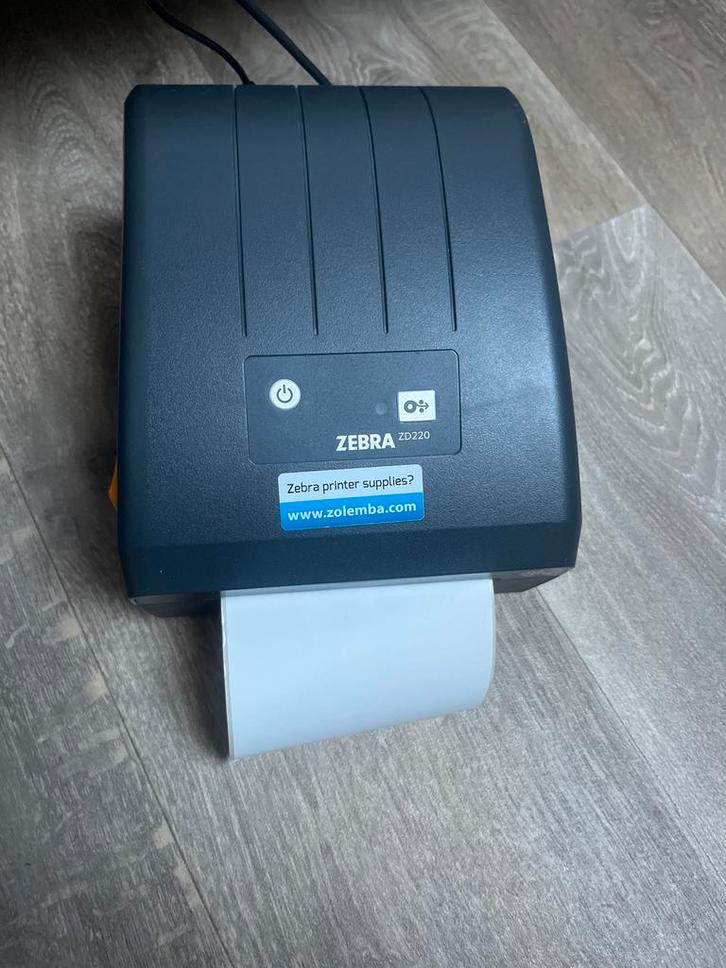 Zebra ZD220 Labelprinter, Computers en Software, Printers, Gebruikt, Printer, Laserprinter, Zwart-en-wit printen, Ophalen of Verzenden