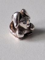 Originele zilveren Pandora bedeltje konijn., Sieraden, Tassen en Uiterlijk, Bedels, Ophalen of Verzenden, Zo goed als nieuw, Zilver