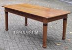 Eettafel 189x98cm Massief Teakhout, Huis en Inrichting, Tafels | Eettafels, Ophalen, Gebruikt, Teakhout, 200 cm of meer