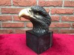 bronzen beeld, levensechte adelaarskop, Ophalen of Verzenden