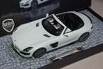 1:18 MERCEDES SLS ROADSTER BRABUS white Minichamps luxe WRH, Hobby en Vrije tijd, Modelauto's | 1:18, Verzenden, Zo goed als nieuw
