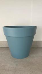 Kunststof bloempot elho vintage blauw 30cm, Tuin en Terras, Bloempotten, Ophalen, Zo goed als nieuw, Rond, Kunststof