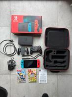 Nintendo Switch + Games + Reistas - Compleet!, Avontuur en Actie, 2 spelers, Eén computer, Ophalen of Verzenden