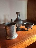 Tinnen kan, beker, schaaltje, Antiek en Kunst, Antiek | Tin, Ophalen