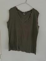 Top groen met roze maat 48 / 50, Zwart, Zo goed als nieuw, MS Mode, Shirt of Top