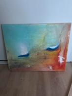 Abstract schilderij, atelier Steenwijk, 20 jaar oud, Ophalen of Verzenden