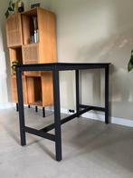 Zwarte bartafel met metalen frame, Ophalen