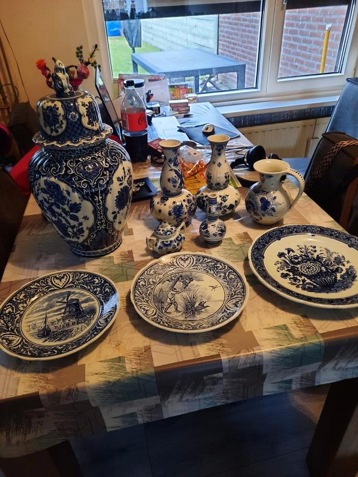 Delfts blauw, Antiek en Kunst, Antiek | Servies compleet, Ophalen