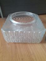 retro plafonniere, Huis en Inrichting, Lampen | Plafondlampen, Ophalen of Verzenden, Glas