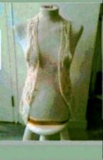 Crèmekleurige vest, Ophalen of Verzenden, Zo goed als nieuw, Maat 38/40 (M)