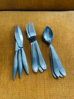 IKEA SMIDA vintage Ribbed RIBBEL Flatware set, Huis en Inrichting, Ophalen of Verzenden, Zo goed als nieuw, Rvs of Chroom