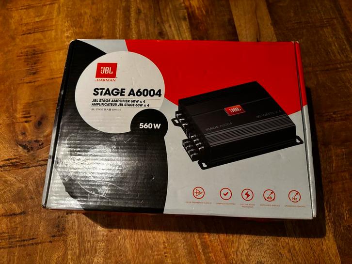 JBL Harman Stage A6004 Versterker - Nieuw in doos!, Auto diversen, Autospeakers, Nieuw, Ophalen of Verzenden
