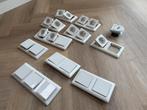 Diverse Gira 55 glans wit schakelmateriaal NIEUW, Ophalen of Verzenden, Zo goed als nieuw, Stopcontact