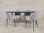 Leuke set tafel met 4 stoelen, Vintage retro landelijk, Xx, Xx, Teakhout