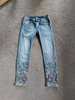 Blauwe  jeans  van Mozzaar, Maat M, Gedragen, Mozzaar, Blauw, W28 - W29 (confectie 36)