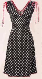 Retro Pinup Couture stippen jurk Anna dress polka dot 2XL, Zwart, Maat 46/48 (XL) of groter, Pinup Couture, Ophalen of Verzenden
