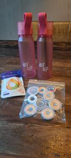 2x Air Up drinkflessen + smaakpods, Ophalen of Verzenden, Zo goed als nieuw, Rood, Beker of Kan