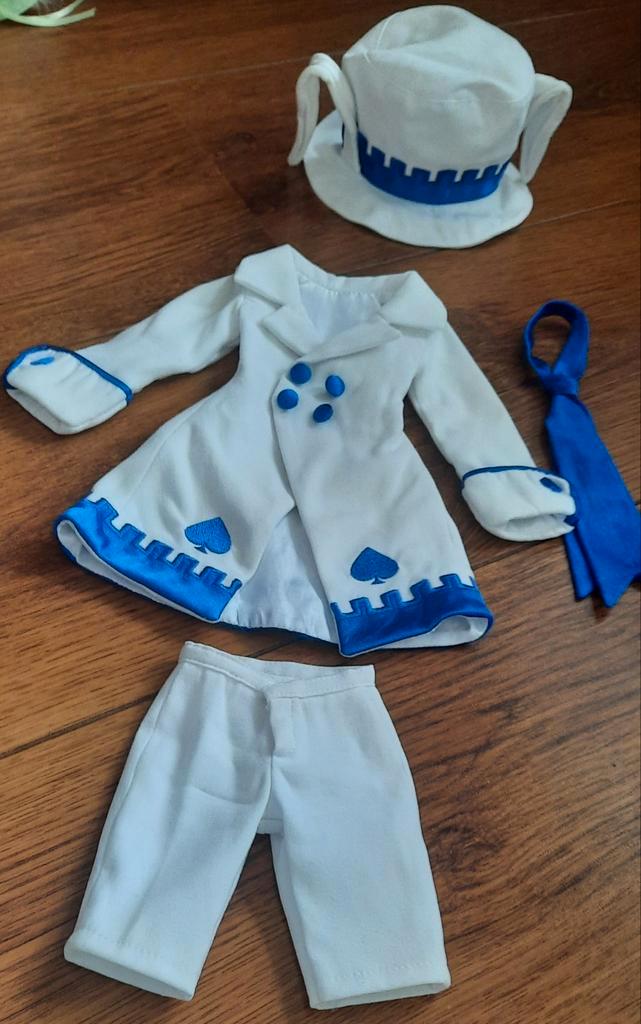 DOLL HEART, 4 dlg kleding setje voor bjd 1/4 Msd poppen., Verzamelen, Poppen, Zo goed als nieuw, Kleertjes, Ophalen of Verzenden