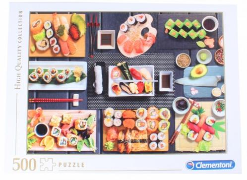 Clementoni: Sushi 500 stukjes NIEUW, Hobby en Vrije tijd, Denksport en Puzzels, Nieuw, Ophalen of Verzenden