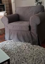 Te koop mooie stoel met grijze hoes, Huis en Inrichting, Fauteuils, Ophalen, Zo goed als nieuw