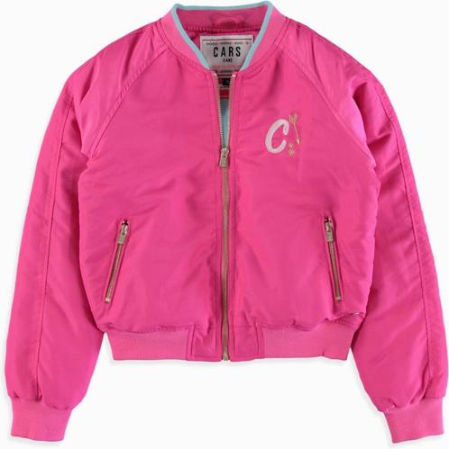Nieuwe Meisjes Bomberjack - Cars Jeans - Fuchsia - Maat 152, Kinderen en Baby's, Kinderkleding | Maat 152, Nieuw, Meisje, Jas