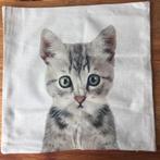 Poes Kussenhoesje - gratis verzending, Nieuw, Vierkant, Verzenden, Overige kleuren