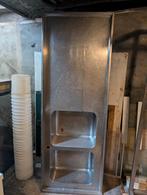 Rvs dubbele wasbak, Ophalen, Gebruikt, 50 tot 75 cm, Minder dan 100 cm