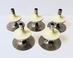 Set vintage BMF Nagel kandelaars Variante S 88 Tulip 70’s, Huis en Inrichting, Woonaccessoires | Kandelaars en Kaarsen, Ophalen of Verzenden