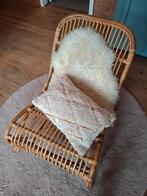 Rotan stoel, Huis en Inrichting, Stoelen, Ophalen, Zo goed als nieuw, Bruin, Eén