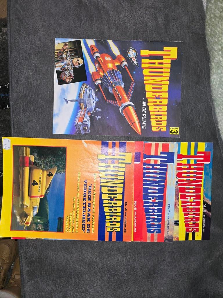 Thunderbirds Strips Collectie, Boeken, Stripboeken, Meerdere stripboeken, Ophalen of Verzenden, Gelezen, Gerry Anderson