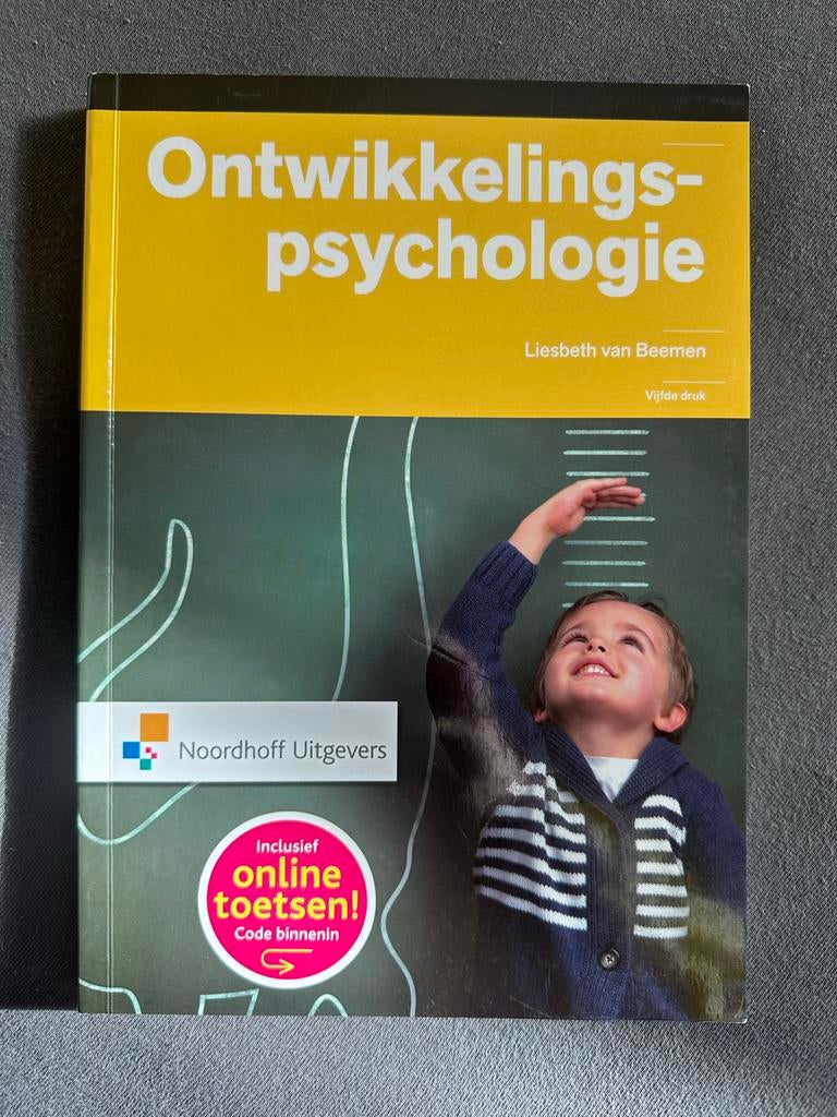 Ontwikkelingspsychologie - Liesbeth van Beemen, Boeken, Ophalen of Verzenden, Alpha, Zo goed als nieuw, HBO