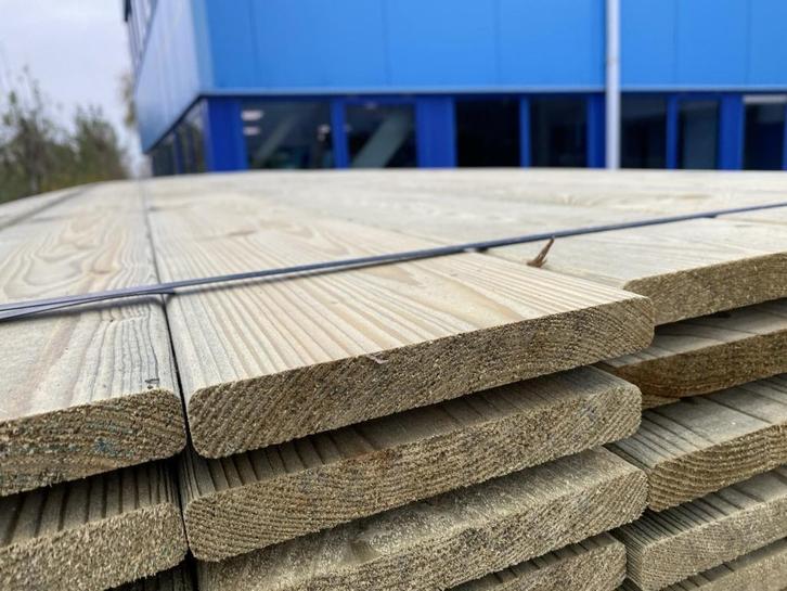 18x145-MM-vuren-gewolmaniseerde-beschutting-planken, Doe-het-zelf en Verbouw, Hout en Planken, Nieuw, Plank, Vuren, 250 tot 300 cm