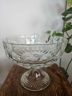 Vintage retro Italiaanse Italy schaal fruitschaal kristal, Antiek en Kunst, Ophalen of Verzenden