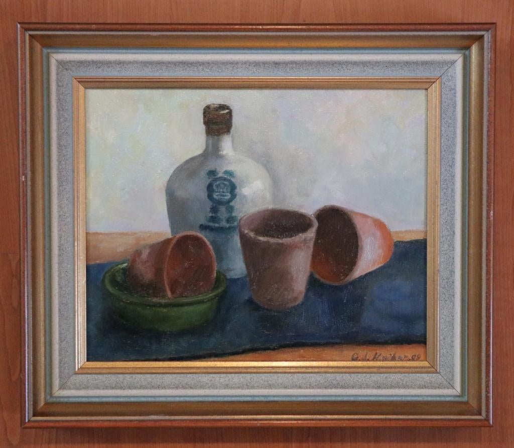 G.J. Kuiper (1926-2013) - Potjes, Ophalen of Verzenden