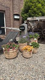 Landelijke grote terracotta buiten potten Italie, 25 tot 40 cm, IL Fienile, Rond, Nieuw