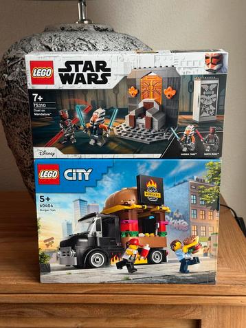 Lego starwars 75310 mandalore en lego city 60404 burger van beschikbaar voor biedingen