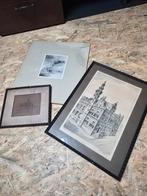 Mooie pen tekeningen - Den Haag, Antiek en Kunst, Kunst | Etsen en Gravures, Ophalen of Verzenden