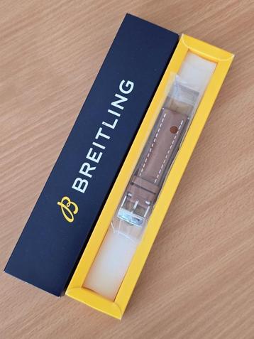Breitling band bruin 20mm met gesp beschikbaar voor biedingen