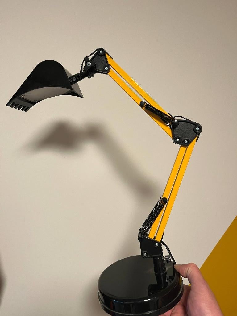 Graafmachine lamp, tafellamp, bureaulamp, Ophalen of Verzenden, Zo goed als nieuw, Minder dan 50 cm