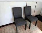 2x Eetkamerstoel, zwart/Gunnared middengrijs, Huis en Inrichting, Stoelen, Ophalen of Verzenden, Zo goed als nieuw, Wit, Eén