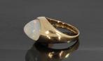 Finland 14k gouden design maansteen dames ring handgemaakt