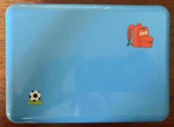 Blauwe lunchbox, broodtrommel voetbal rugzak; Blue Band beschikbaar voor biedingen