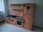 *Stoere Steigerhouten Speelkeuken met Sterren*, Kinderen en Baby's, Ophalen of Verzenden, Gebruikt, Hout, Speelkeuken