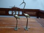 2 messing kraanvogels, Ophalen of Verzenden