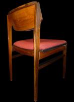 Schitterende vintage rosewood mid century design stoelen, Ophalen, Gebruikt, Metaal, Vier
