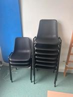 Meerdere kuipstoelen, Huis en Inrichting, Stoelen, Ophalen, Kunststof, Gebruikt, Zwart