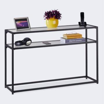 Sidetable met glazen platen NIEUW beschikbaar voor biedingen