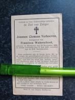 Bidprentje Riethoven Joannes C Verhoeven 1834 1916, Verzamelen, Bidprentjes en Rouwkaarten, Ophalen, Bidprentje
