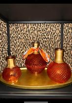 Drie oranje vazen, Verzamelen, Ophalen of Verzenden, Zo goed als nieuw