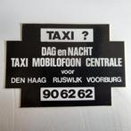 Oude sticker.   TAXI ?.  DEN HAAG/RIJSWIJK/VOORBURG., Verzamelen, Ophalen of Verzenden, Zo goed als nieuw, Overige typen